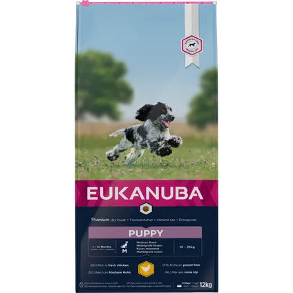 Eukanuba dog puppy medium 12kg 2