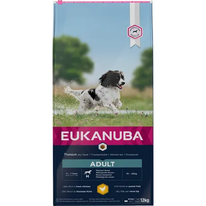Eukanuba dog adult medium 12kg 2