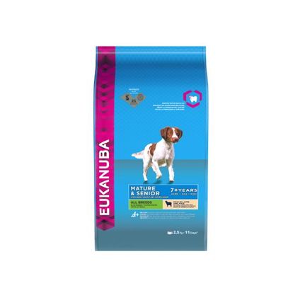Eukanuba dog senior small/medium lamb&rice 12kg