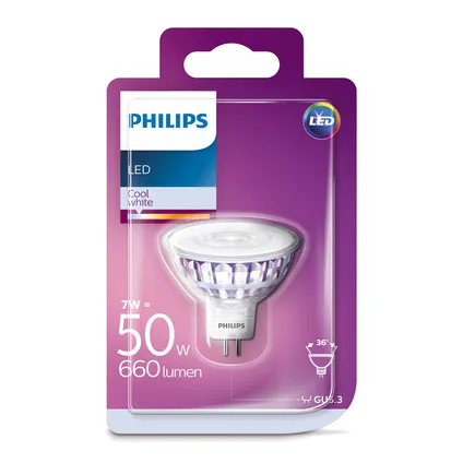 Philips LED-spot koel wit 7W GU5,3 3