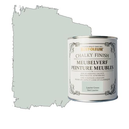 Peinture meuble Rust-Oleum Chalky vert laurier 750ml