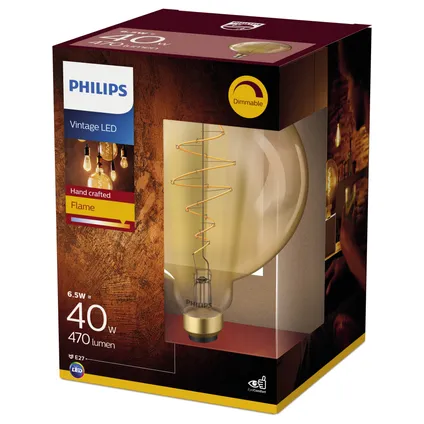 Ampoule LED globe Philips Deco 6,5W E27 4