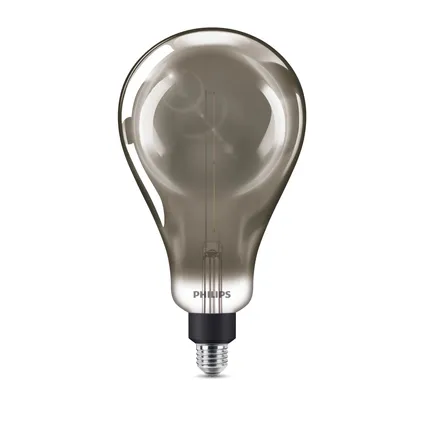 Ampoule LED Philips Deco blanc froid smoky Ø16cm 6,5W E27 3