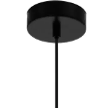 EGLO hanglamp Carlton 1 zwart koper 110cm E27 2
