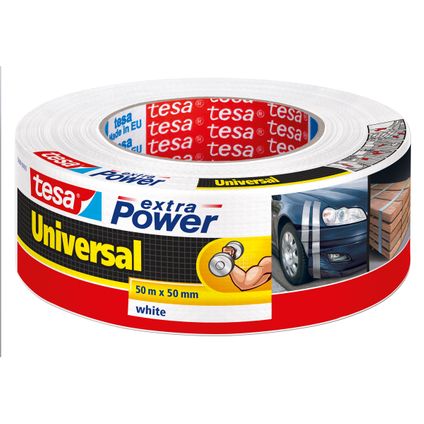 Tesa Extra Power universele tape wit 50mx50mm