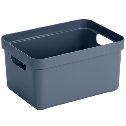 Sunware Opbergbox - kunststof - donkerblauw - 5 liter