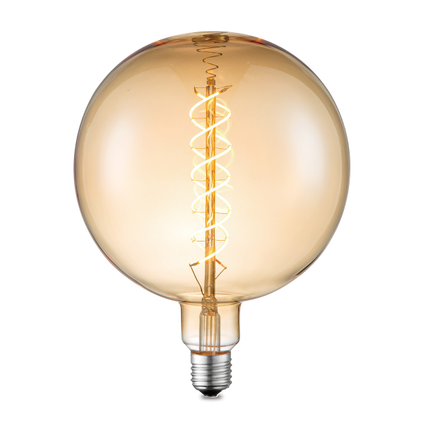 Ampoule LED à filament Home Sweet Home Sprial G180 ambre E27 6W