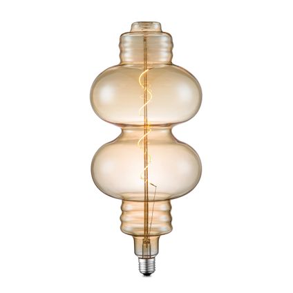 Ampoule LED à filament Home Sweet Home Diabolo ambre E27 4W