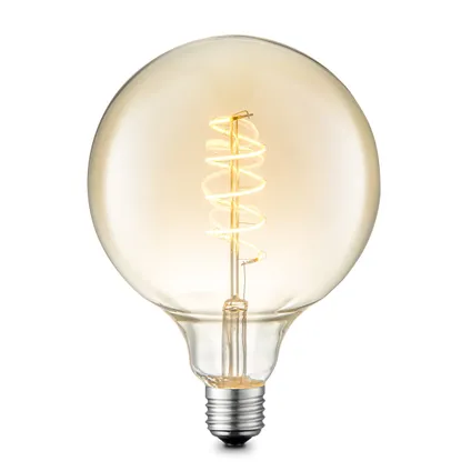 Home Sweet Home ledfilamentlamp Spiral G125 amber E27 4W
