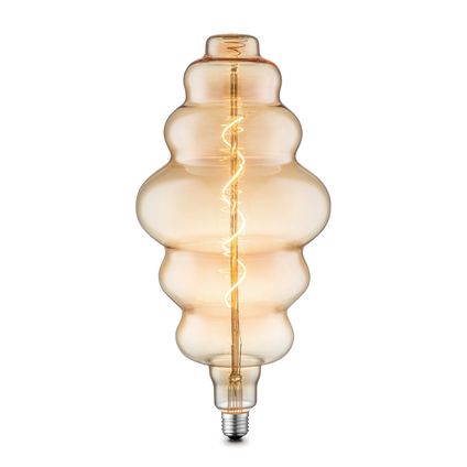 Ampoule LED à filament Home Sweet Home Spiral ambre E27 4W