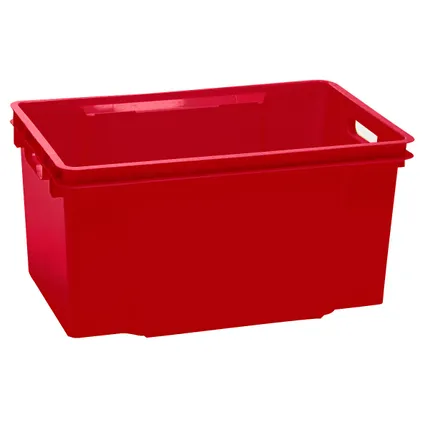 Boîte de rangement Keter Crownest 50l rouge