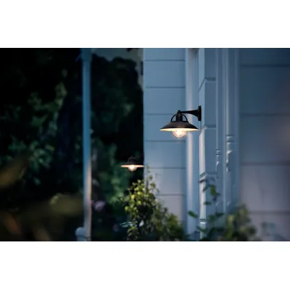 Philips wandverlichting Cormorant zwart E27 7