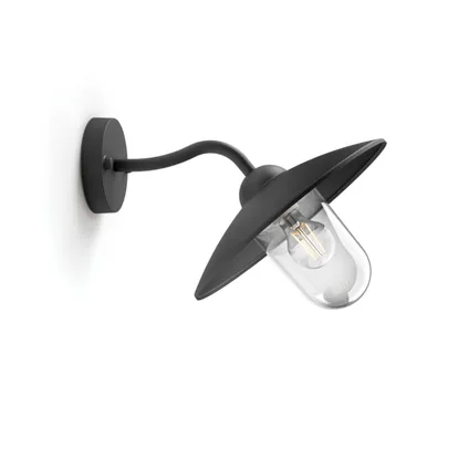 Philips wandlamp Hammock zwart E27 60W 3