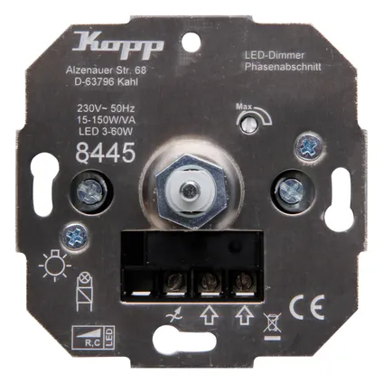 Kopp TechnikCenter sokkel dimmer LED RC 3-50W
