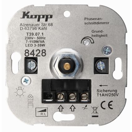 Kopp TechnikCenter sokkel dimmer LED RL 3 - 35W
