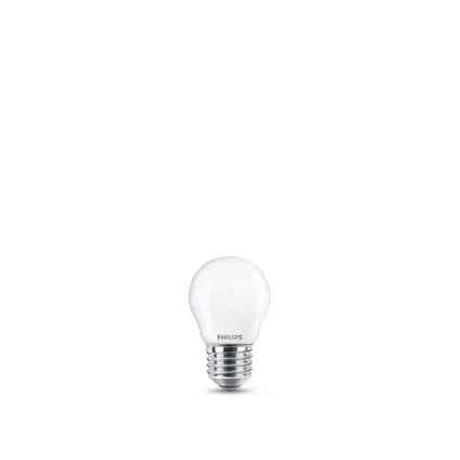 Philips LED-kogellamp 4,3W E27