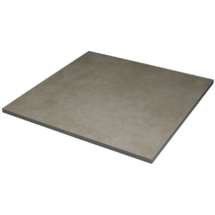 Praxis Decor keramische tuintegel Concrete beige 60x60cm 072m² 2 stuks aanbieding