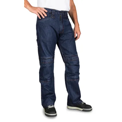 Kalmerend Pijlpunt Tirannie Busters jeans werkbroek blauw 32-34