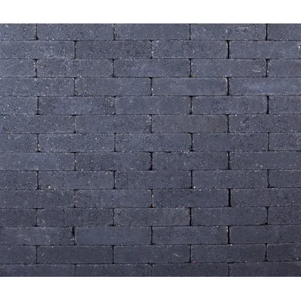 Decor baksteen Waalformaat Getrommeld antraciet 20x5x7cm
