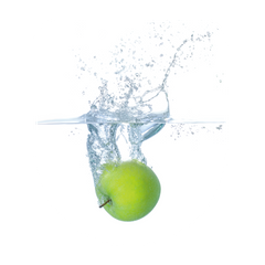 Praxis Aquazuro toiletzitting Appel d-vorm duroplast groen aanbieding