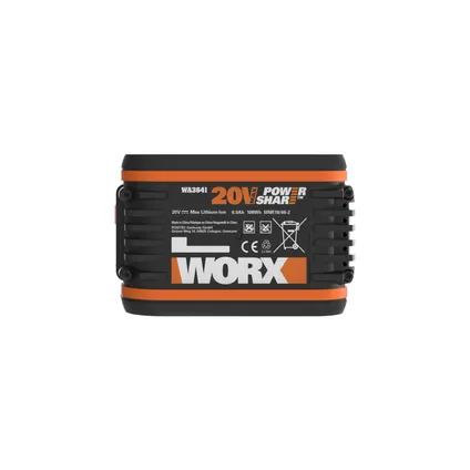 Worx batterij PowerShare Li-ion 20V 6,0Ah 2