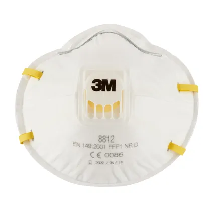 Masque antipoussière 3M FFP1 8812C3N - 3pcs