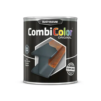 Primer antirouille et finition Rust-oleum Combicolor gris anthracite 750ml