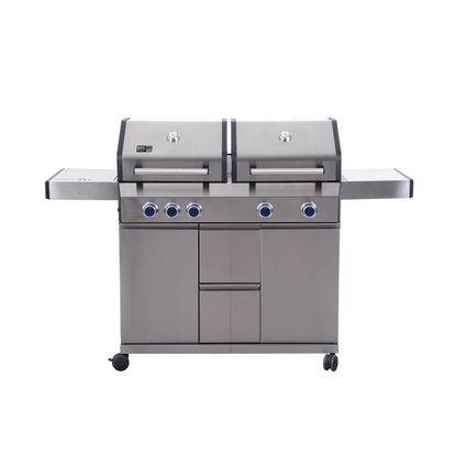 Central Park gasbarbecue Lancaster 17kW zilver