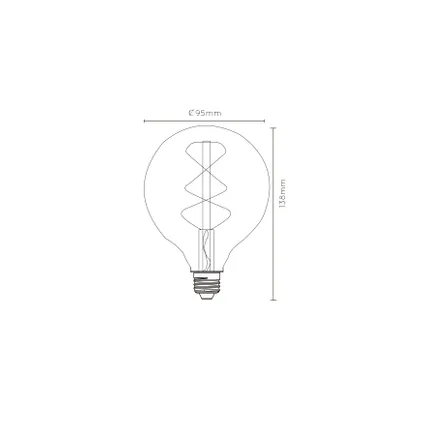 Ampoule LED à filament Lucide blanc chaud E27 5W 4