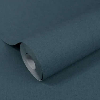 Decomode vliesbehang Basic textile blauw 2
