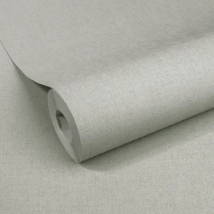 Papier peint intissé Decomode Basic textile gris clair 2