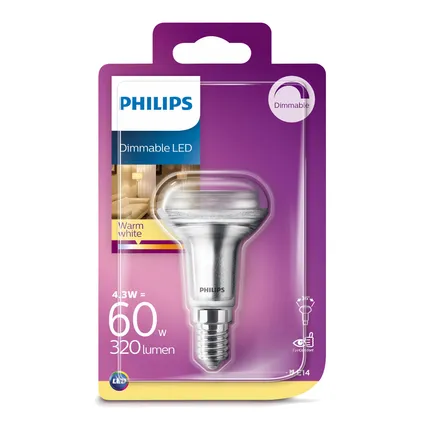 Philips LED-lamp reflector 4,3W E14 3