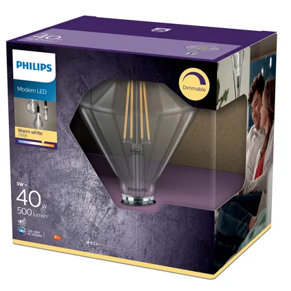 Philips ledlamp Deco globe E27 5W 5