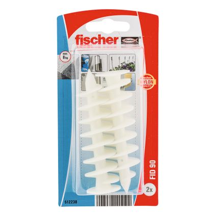 Fischer nylon isolatiemateriaalplug FID 90 2st.