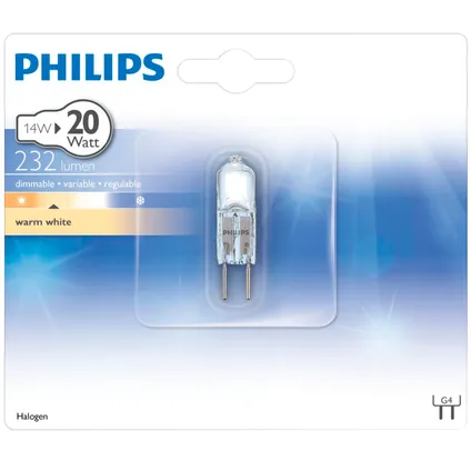 Philips halogeenlamp capsule G4 14W 5