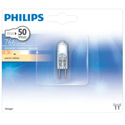 Philips halogeenlamp capsule 35W Gy6,35 3