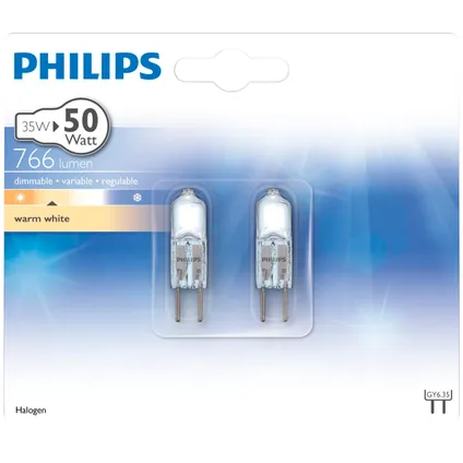 Philips halogeenlamp capsule 35W Gy6,35 - 2 stuks 3
