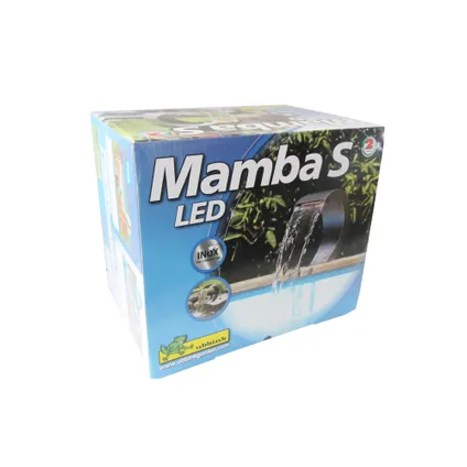 Ubbink Mamba waterval LED roestvrij staal 316L 9 LED warm wit 27,5x13,5x24cm  3