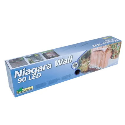 Ubbink Niagara wandlamp Cascade roestvrij staal 316L 62 LED warm wit 90x20x10cm 2