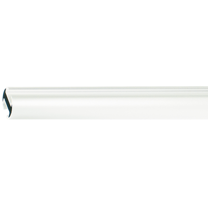 Madeco gordijnroede met binnenrail wit Ø20mm 160cm
