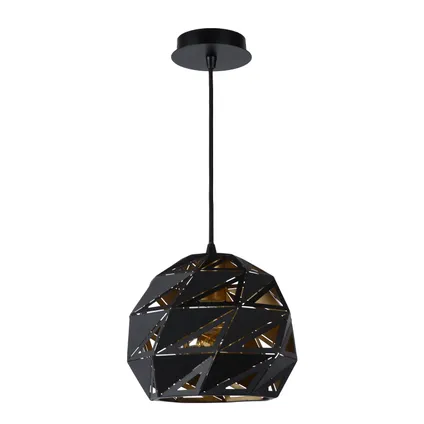 Lucide hanglamp Malunga zwart ⌀25cm E27 4