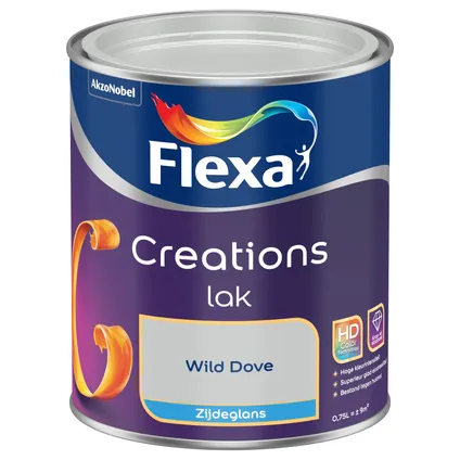 Flexa lak Creations zijdeglans wild dove 750ml 3