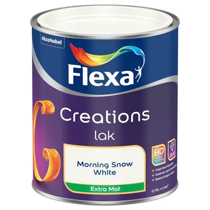 Flexa lak Creations extra mat morning snow 750ml 3