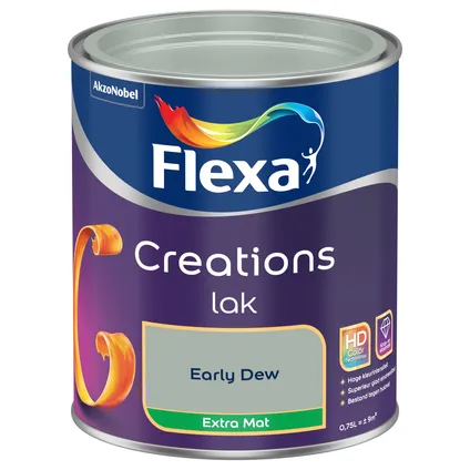 Flexa lak Creations extra mat early dew 750ml 3