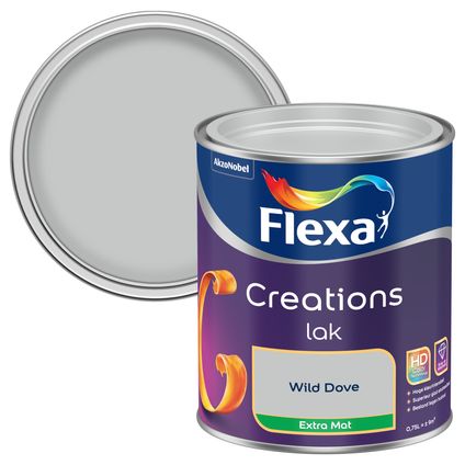 Flexa lak Creations extra mat wild dove 750ml