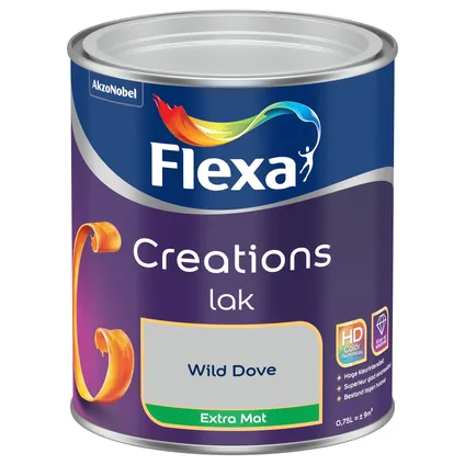 Flexa lak Creations extra mat wild dove 750ml 3