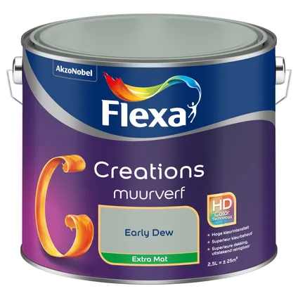Flexa muurverf Creations extra mat early dew 2,5L 8
