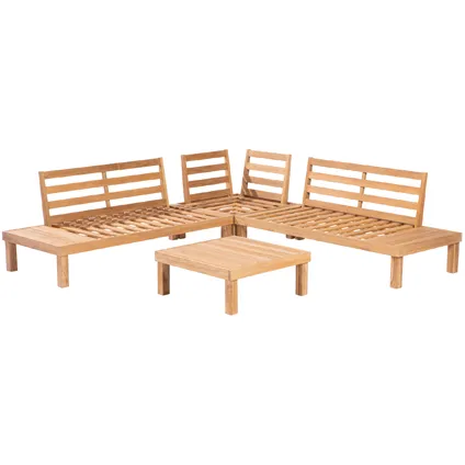 Central Park loungeset Guidel hout 8