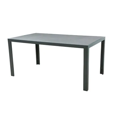 Central Park tafel 'Vesto' aluminium 160x90cm antractiet