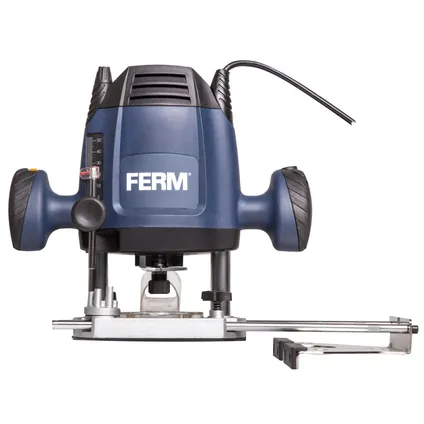 FERM Bovenfrees 1200W - 6, 8 mm - Incl. 3-delige frezenset 8